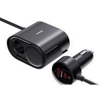 Baseus High Efficiency Pro Series 1-for-2 Car Cigarette Lighter 30W C00455300121-00