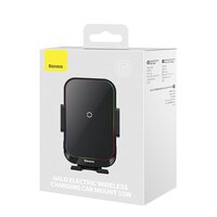 Baseus Halo Electric Wireless Charging Car Mount 15W SUDD000001 (черный) Image #4