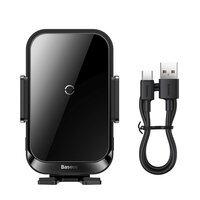 Baseus Halo Electric Wireless Charging Car Mount 15W SUDD000001 (черный) Image #2