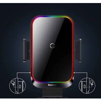 Baseus Halo Electric Wireless Charging Car Mount 15W SUDD000001 (черный) Image #3