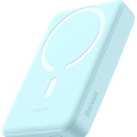 Baseus Magnetic Mini Wireless Fast Charge Power Bank 30W 10000mAh (голубой)