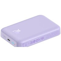 Baseus Magnetic Mini Air Wireless Fast Charge Power Bank 20W 10000mAh (сиреневый) Image #6