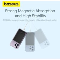 Baseus Magnetic Mini Air Wireless Fast Charge Power Bank 20W 10000mAh (сиреневый) Image #11