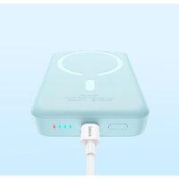 Baseus Magnetic Mini Air Wireless Fast Charge Power Bank 20W 10000mAh (голубой) Image #17