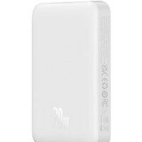 Baseus Magnetic Mini Air Wireless Fast Charge Power Bank 20W 10000mAh (белый) Image #3
